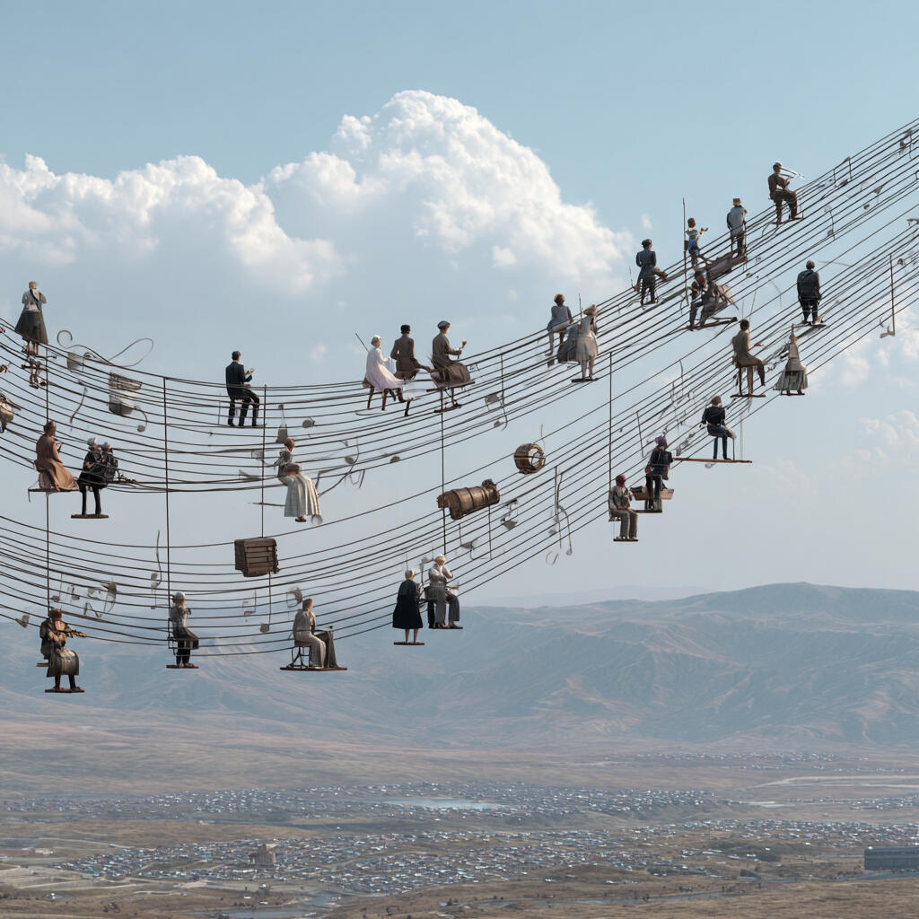 Harmony is a fragile, daring act, yet essential to the human experience. Harmony is a fragile, daring act, yet essential to the human experience.