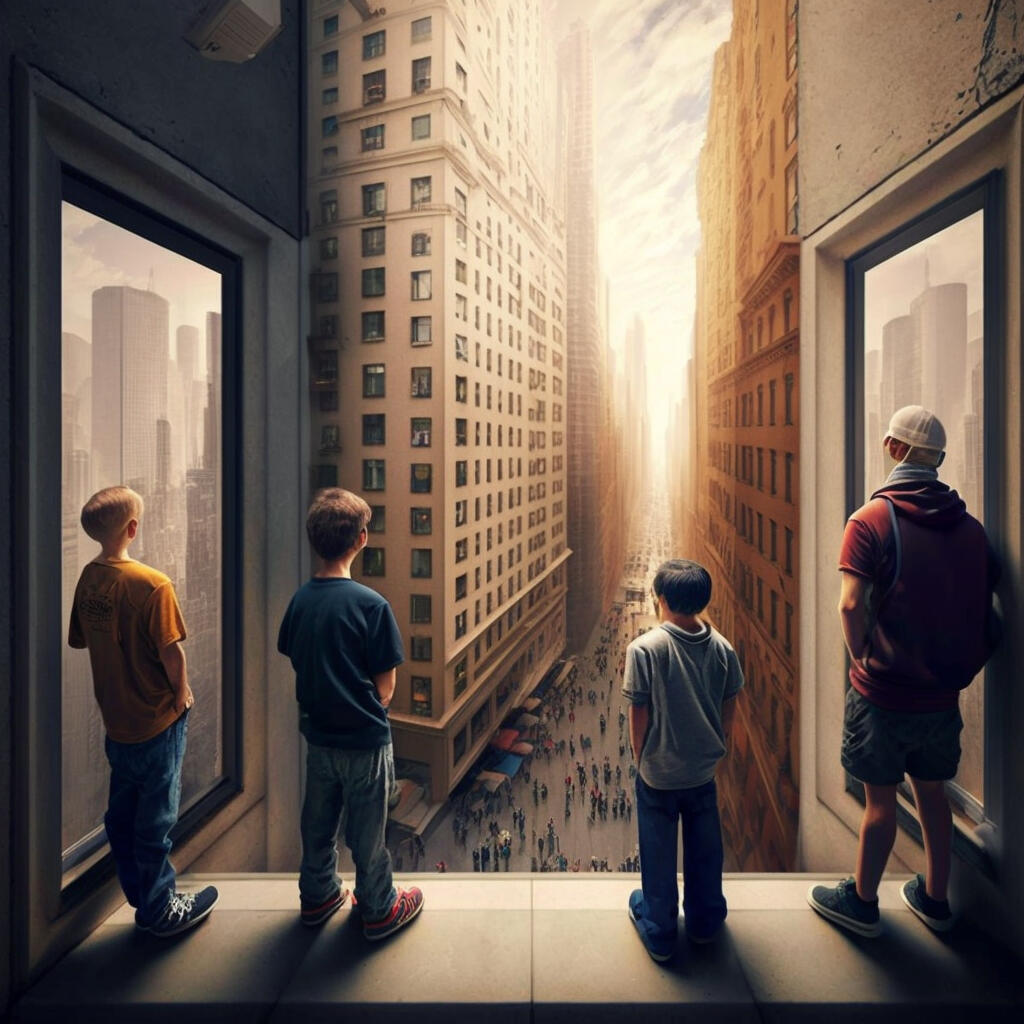 "The Summit of Still Learning" The view changes, but innocence lingers. Guidance matters at every height. "The Summit of Still Learning" The view changes, but innocence lingers. Guidance matters at every height.